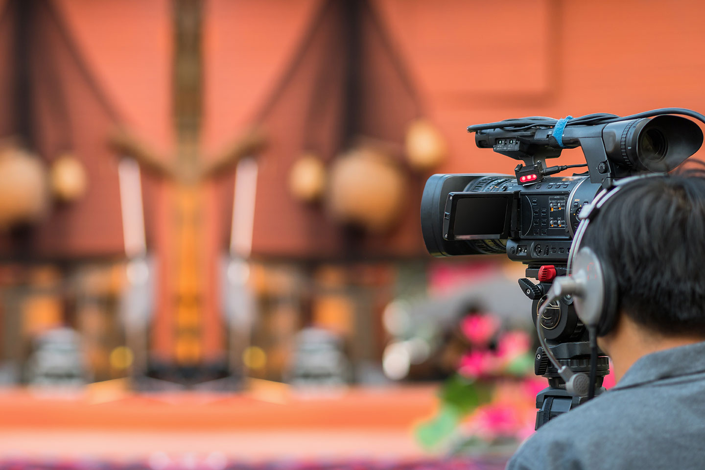 TV-production Image of a television shoot